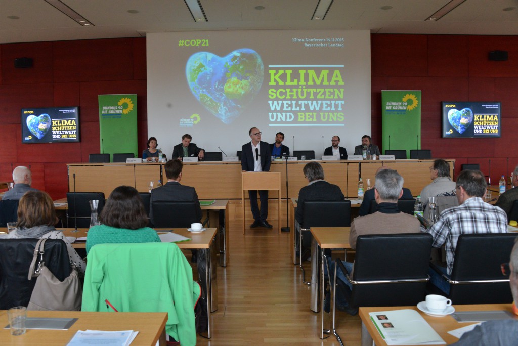 Grüne Klimakonferenz im Bayerischen Landtag am 14. November 2015